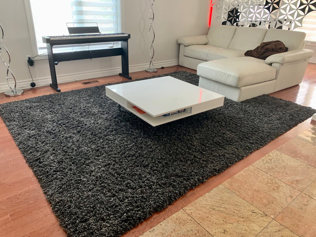 Large high pile carpet from Costco- black and silver | Rugs, Carpets &  Runners | Markham / York Region | Kijiji