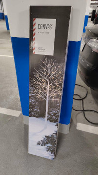 8 foot LED Lit Birch Tree