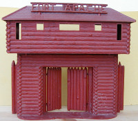 WANTED, FORT APACHE Block House,  made  by Marx toys