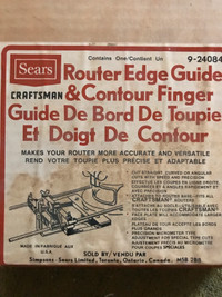 Neuf guide de bord de toupie et doigt de contour