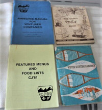 BOY SCOUTS JAMBOREE BOOKS FROM CJ'81  PLUS OTHERS