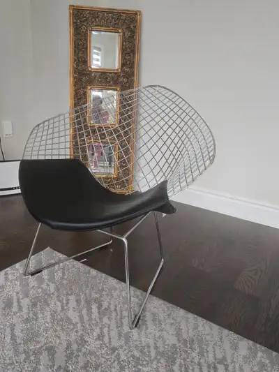 Silver Diamond accent chair, View more