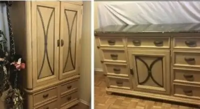 OAK Dresser and armoire , View more
