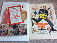 Knock on Wood, 1954 Danny Kaye movie print ad