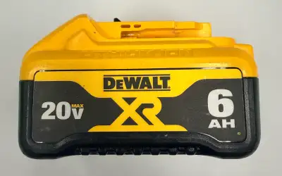 DEWALT 20V MAX Lithium-Ion 6.0 AH Battery, View more