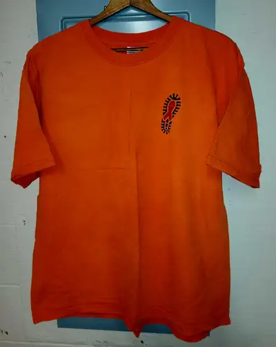 Vintage Unisex Orange T-Shirt Nova Scotia AIDS WALK, Gay LGBTQ+ Interest Size XL Canada Vintage Tshi...