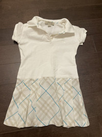 Burberry tennis dress authentic designer 2Y 2T toddler kids girl