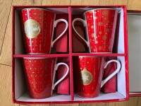Bowring Coffee mania Christmas mugs