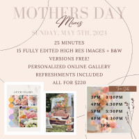 Photography Mothers Day/ Family Mini Sessions in Hamilton