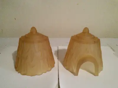 Two antique slip shades as seen both for $200 if no trade available. Would like to trade and pay $10...