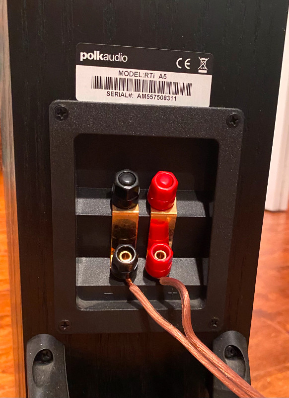 POLK RTIA5 250 WATT TOWER SPEAKERS PAIR WARRANTY TO 10/05/26
