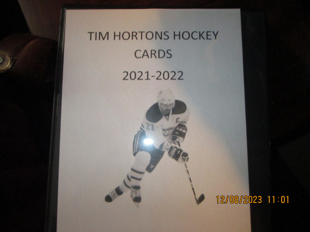 21-22 TIM HORTON HOCKEY CARDS in Arts & Collectibles in Saint John