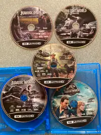 Mint 4K UHD Jurassic World Park 5 movie collection 