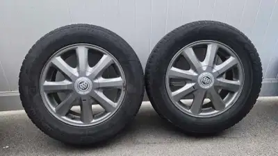 2 16in buick allure rims tires are crappie but rims are in nice shape $70 for the both