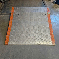 Dock Plate. Light weighW 48" x L 60"Pick up in Mississauga 