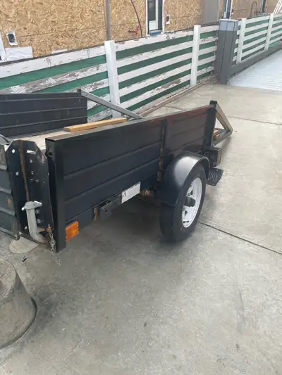Snow bear utility trailer, I had it for 6 years. Maintenance was it to date. 6x10 and easy to use. F...