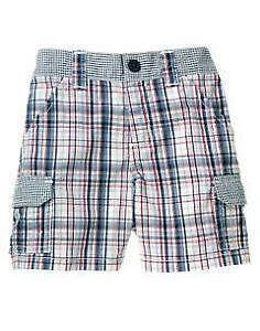 BOYS GYMBOREE PLAID CARGO SHORTS - 0-3 months - New in Clothing - 0-3 Months in Gatineau