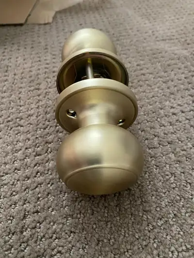 Doorknobs BNIB set of 10 brushed gold, View more