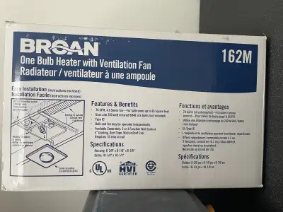 radiateur/ventilateur à une ampoule , View more