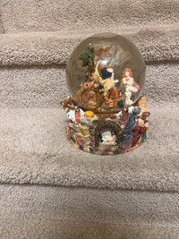 kirkland nativity water globe from the 1990