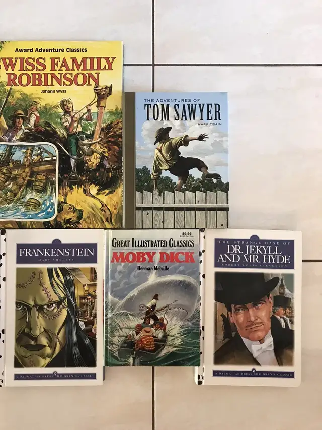 CLASSIC ILLUSTRATED BOOKS in Fiction in City of Toronto - Image 5