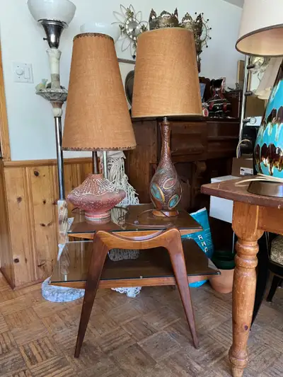 Beautiful MCM Lamp 1970 lampe vintage, View more