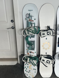 Mine 77 snowboard and binding all for sale 