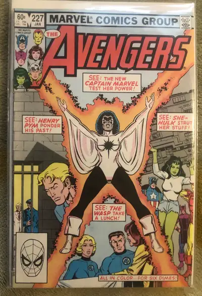 Marvel Comic Books THE AVENGERS Volume 1 Issue #227 (January 1982). Writer: Roger Stern. 2nd Appeara...