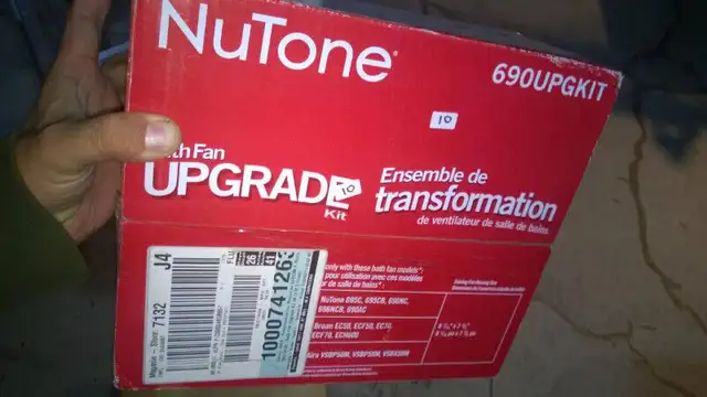 Broan Nutone 690UPGKIT Bath Fan Upgrade Kit in Indoor Lighting & Fans in Mississauga / Peel Region - Image 4