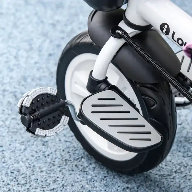 Qaba 6 in 1 Toddler Tricycle with Parent Push Handle, Canopy, St in eBike in Oshawa / Durham Region - Image 11