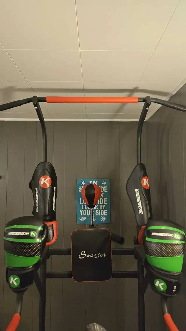 Fitness Package – Boxing + Pulley Tower + Shin Pads – $165 (Fir in Exercise Equipment in Prince Albert - Image 2
