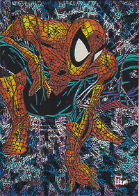 1992 Spider-Man Todd McFarlane Era Prisms #P3 Number One - NM-MT