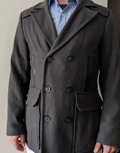 Men's Mackage Brown Wool Jacket / Manteau, View more