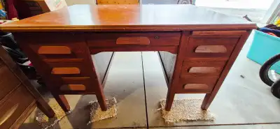 Antique Office Desk with Chair, View more