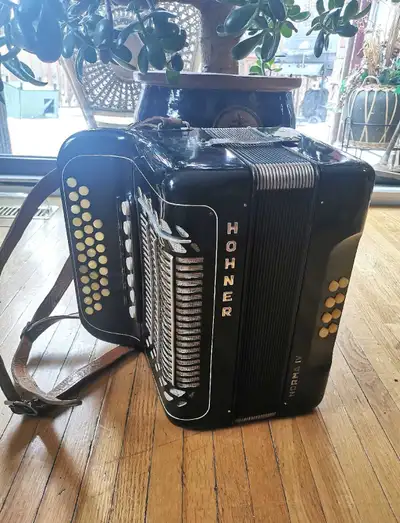 Vintage Hohner Accordion, View more