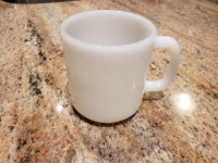 Vintage Glasbake Milk Glass Mug