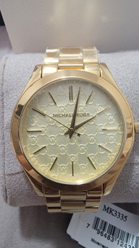 Micheal Kors gold watch Mk 3335 new