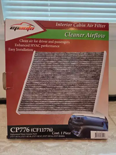 Brand new cabin air filter - CP776 (CF11776) - with Activated Carbon Replacement for Nissan Altima (...