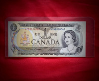 CANADA $1 PAPER BILL 1973 - IMMACULATE Gem Uncirculated Grade
