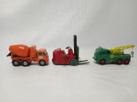 Vintage Matchbox and Dinky Toy Diecast Toy Vehicles Trucks