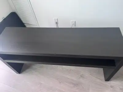 Black TV stand. , View more