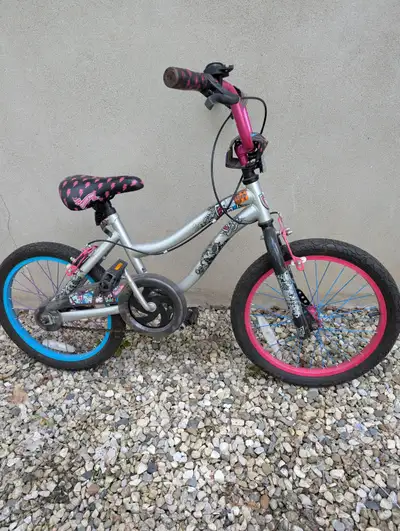 Small girl's bike with training wheels free, View more