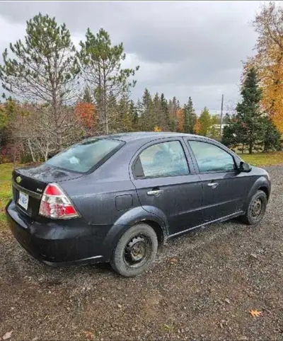 2010 Chevy Aveo in good running order, needs some work for mvi, body undercoated regularly, good sno...