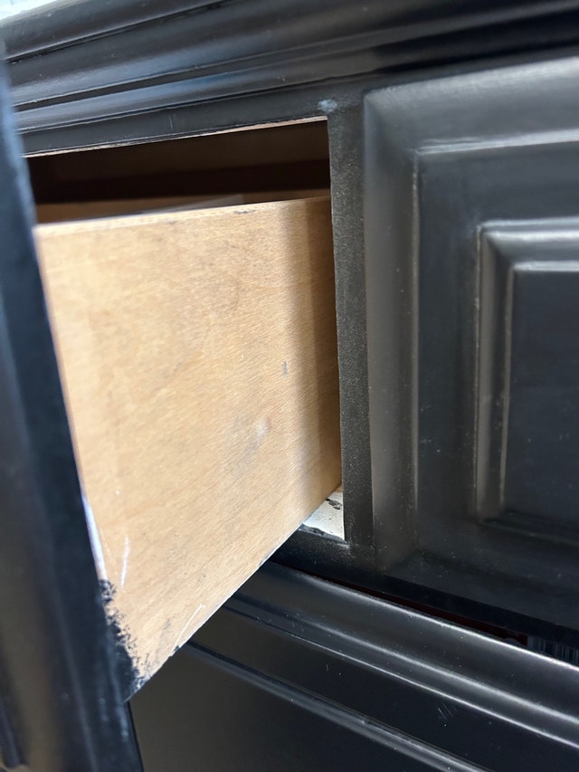 Vintage Solid Wood Sideboard/Credenza made by Kroehler Hutches