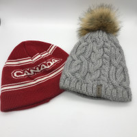 Bula Cable Knit Hat with Pompom & Canada Hat