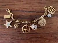 Multi-charms Coach bracelet