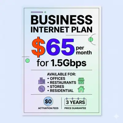 Reliable Internet Starting at Only $65/Month, View more