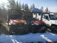 x2 Used 2022 Kubota RTV X1140 Full Size Diesel Utility Vehicle