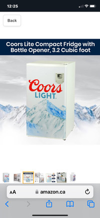 New Coors Light Mini Fridge 