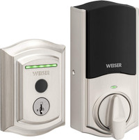BRAND NEW IN BOX Weiser Halo Touch Satin Nickel WiFi Smart Lock